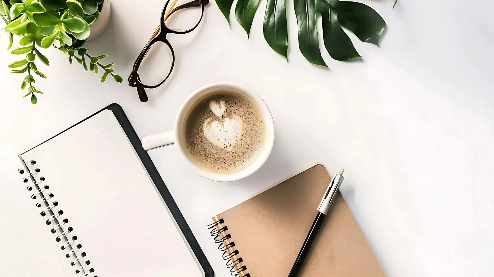 Elegant Home Office Flat Lay Workspace Setup — free download from Dotvec