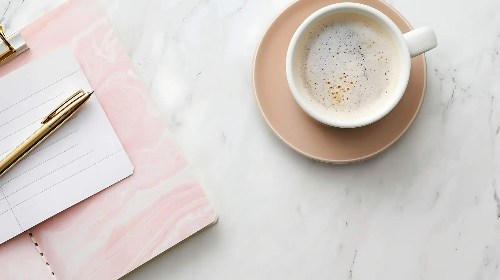 Elegant Home Office Workspace Flat Lay — free download from Dotvec