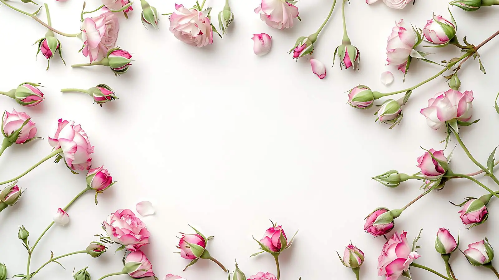 Flat Lay Square Frame Mockup with Blank Space – free studio image from Dotvec