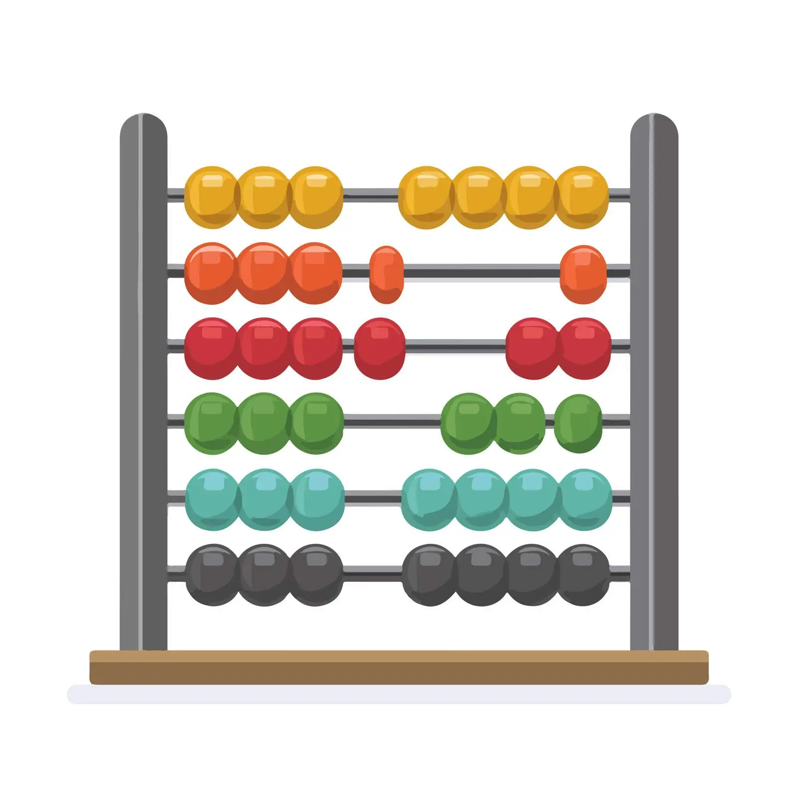 Abacus Icon for Minimal Vector Designs — free download from Dotvec