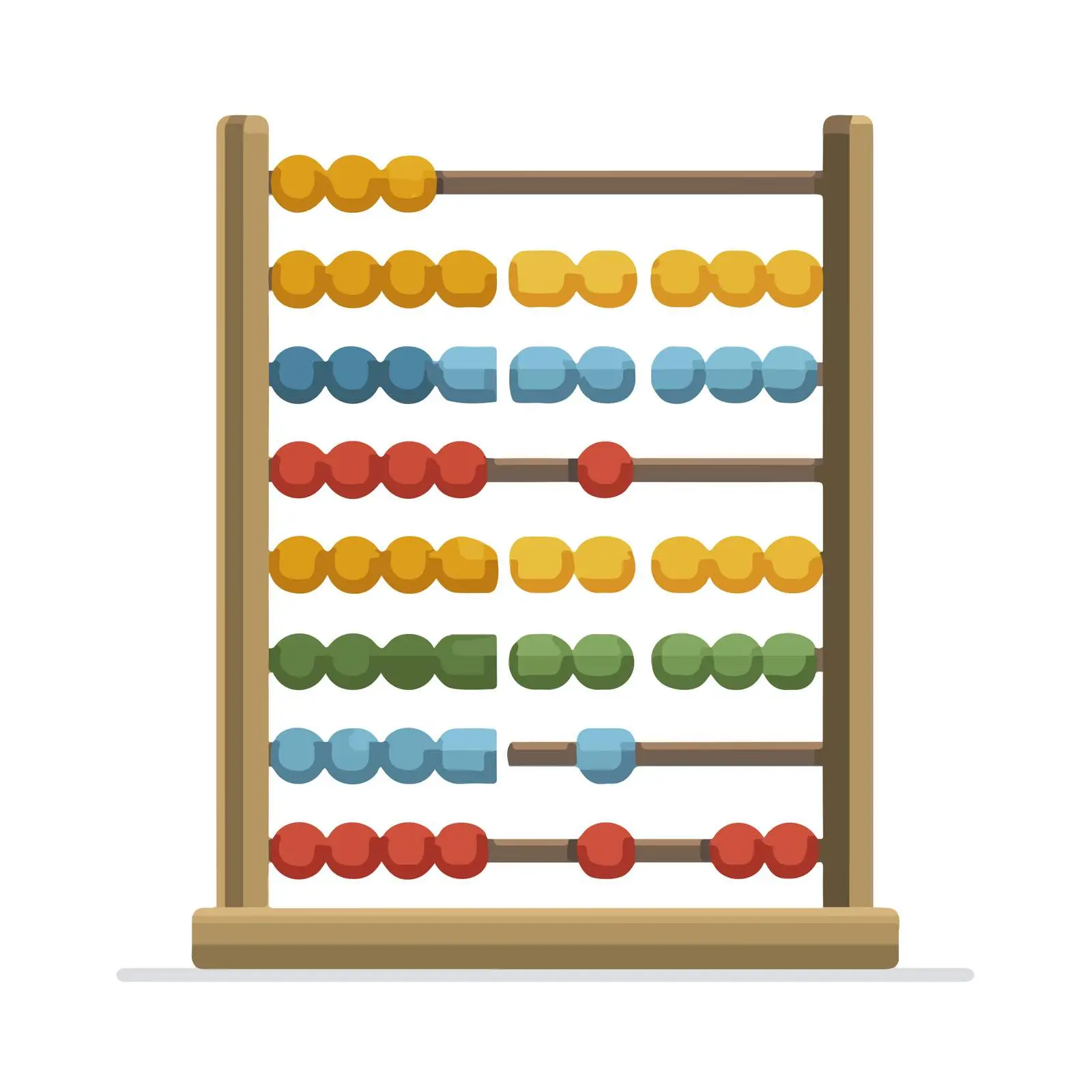 Abacus Icon for Educational Designs – free maths image from Dotvec