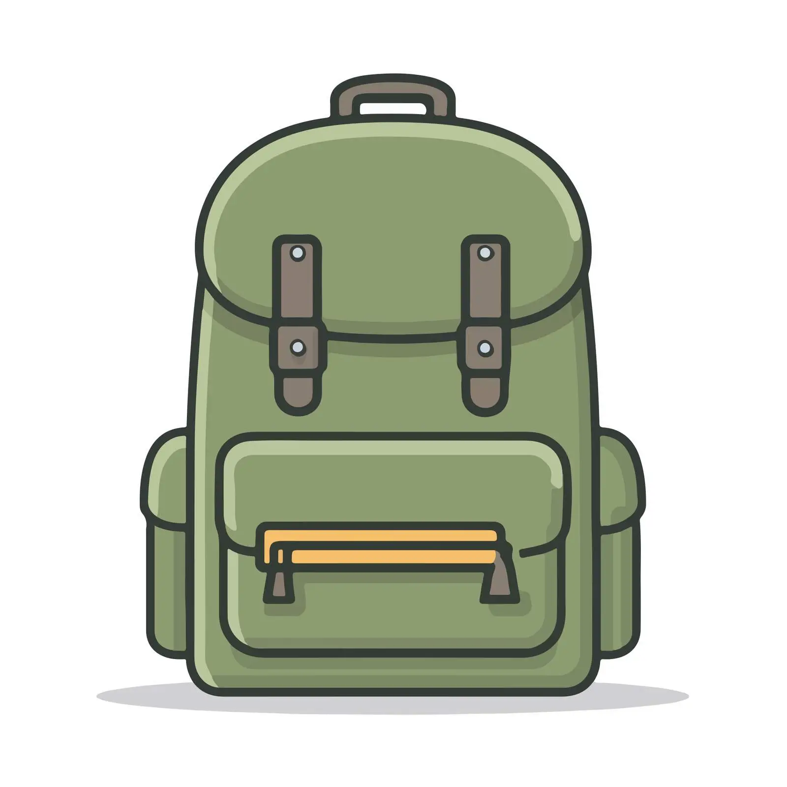 Modern Backpack Icon — free download from Dotvec