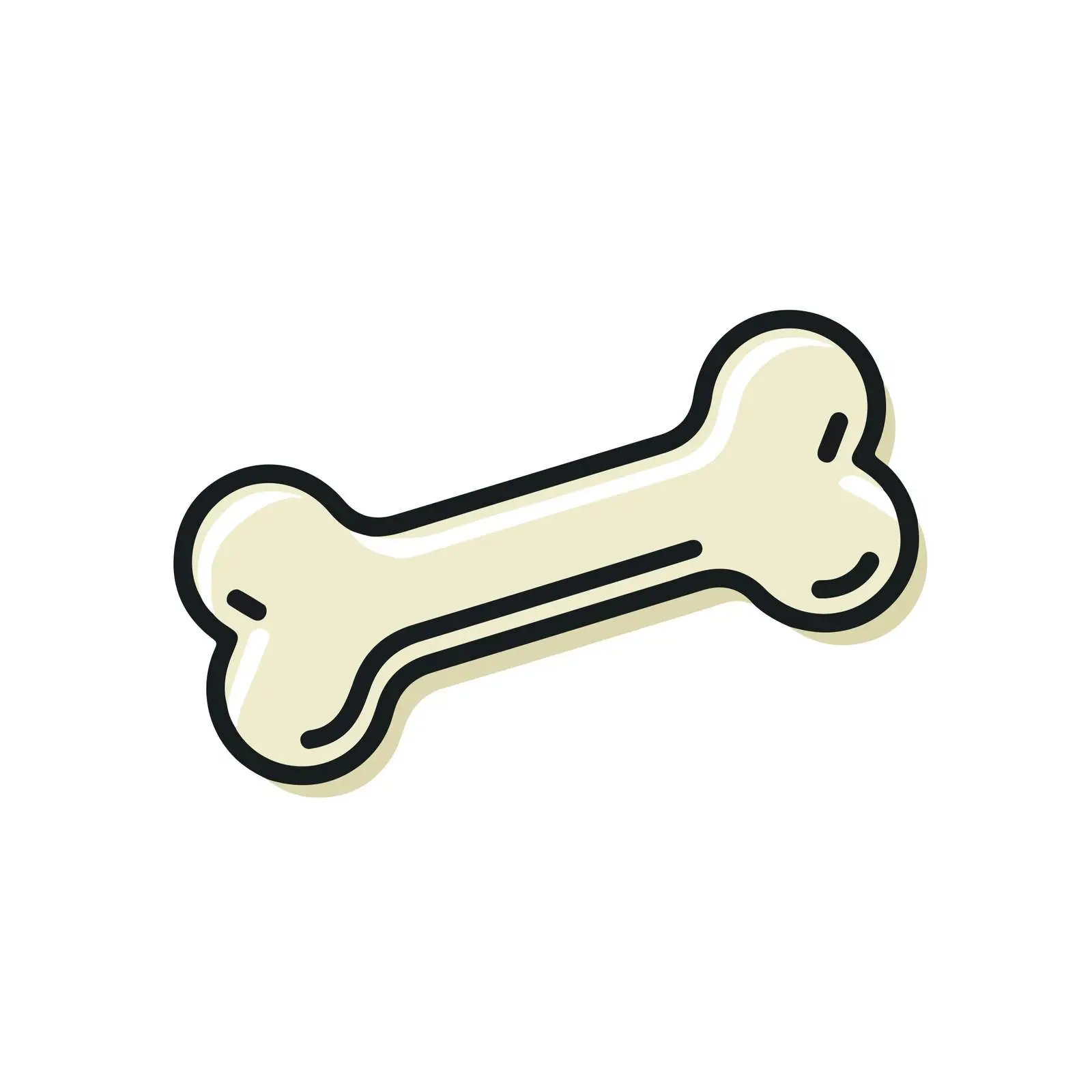 Bone Vector Icon — free download from Dotvec