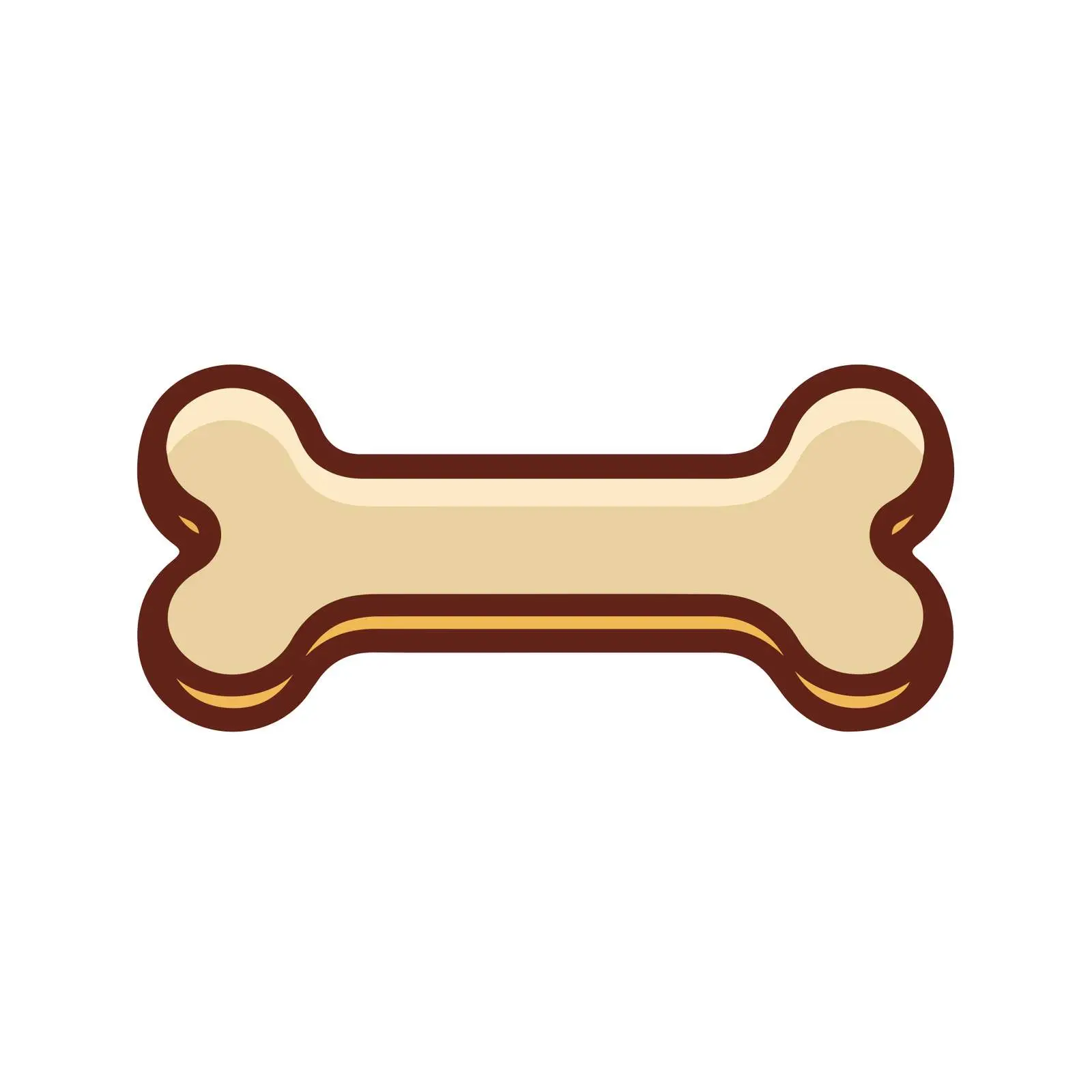 Bone Icon Flat Style — free download from Dotvec