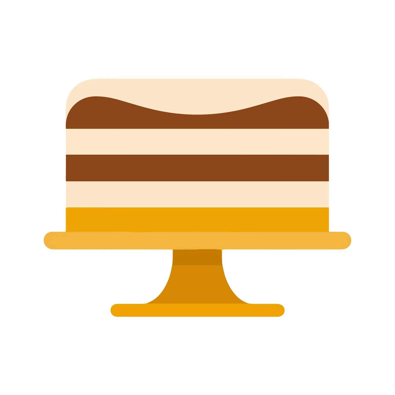 Cake Icon Flat Vector Design — free download from Dotvec