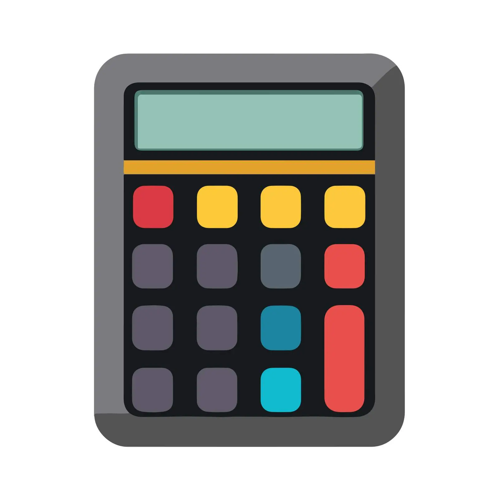 Calculator Icon Flat Style — free download from Dotvec