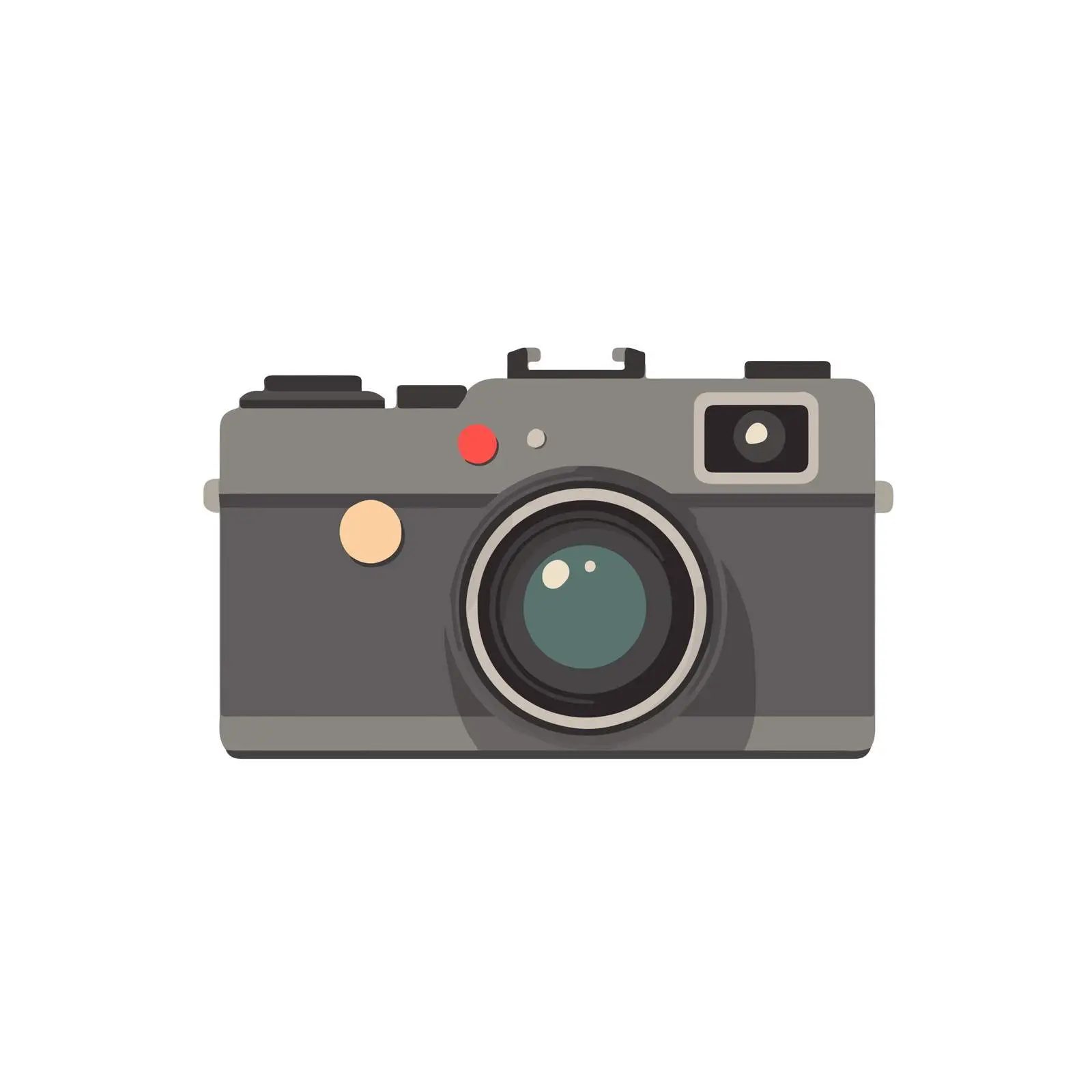 Camera Icon in Flat Vector Style — free download from Dotvec