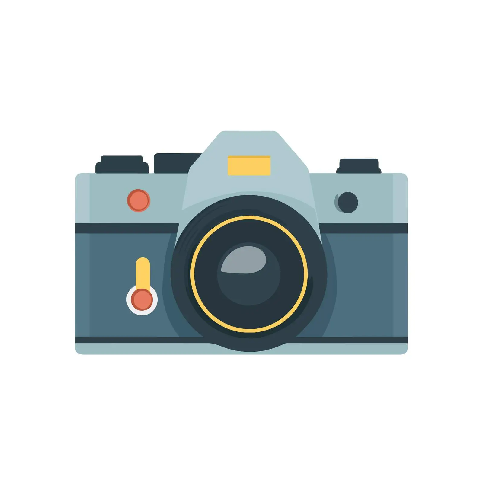 Camera Icon in Flat Style — free download from Dotvec