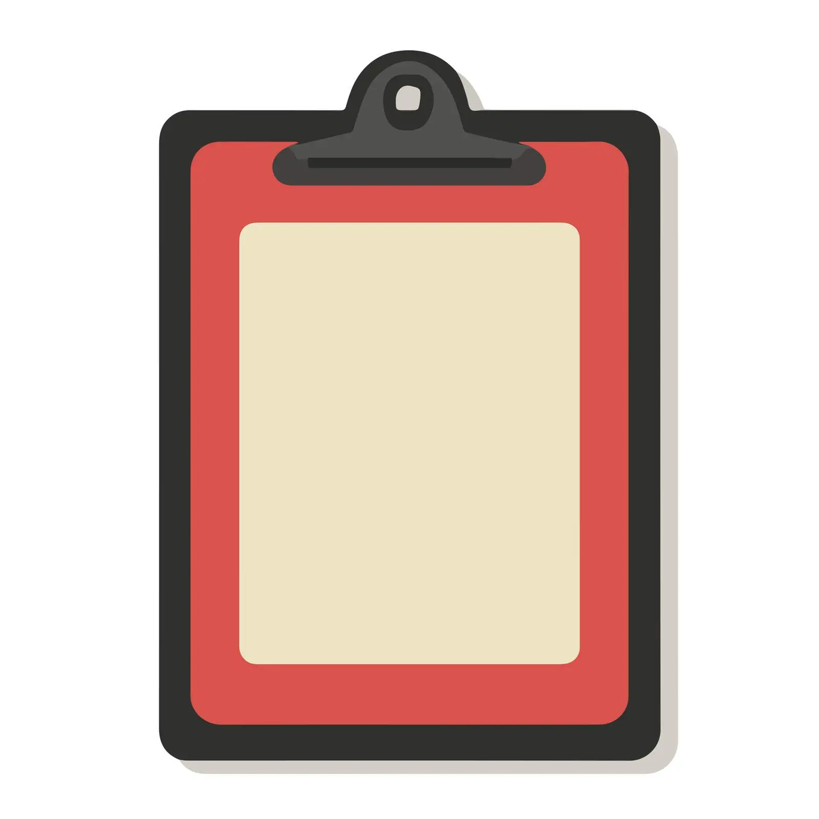 Clipboard Icon in Flat Vector Style — free download from Dotvec
