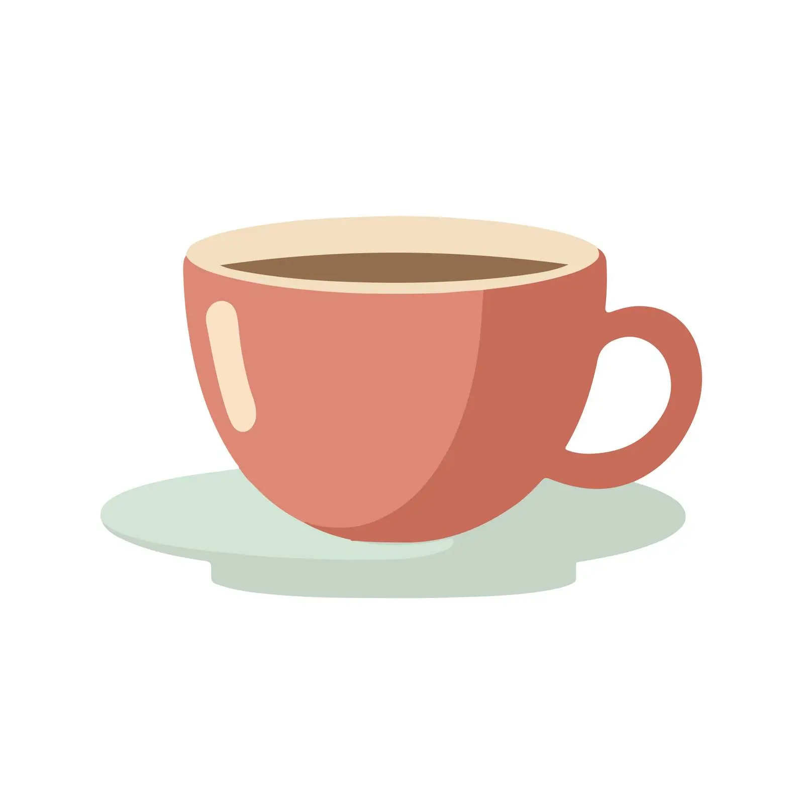 Colorful Coffee Cup Vector Icon — free download from Dotvec