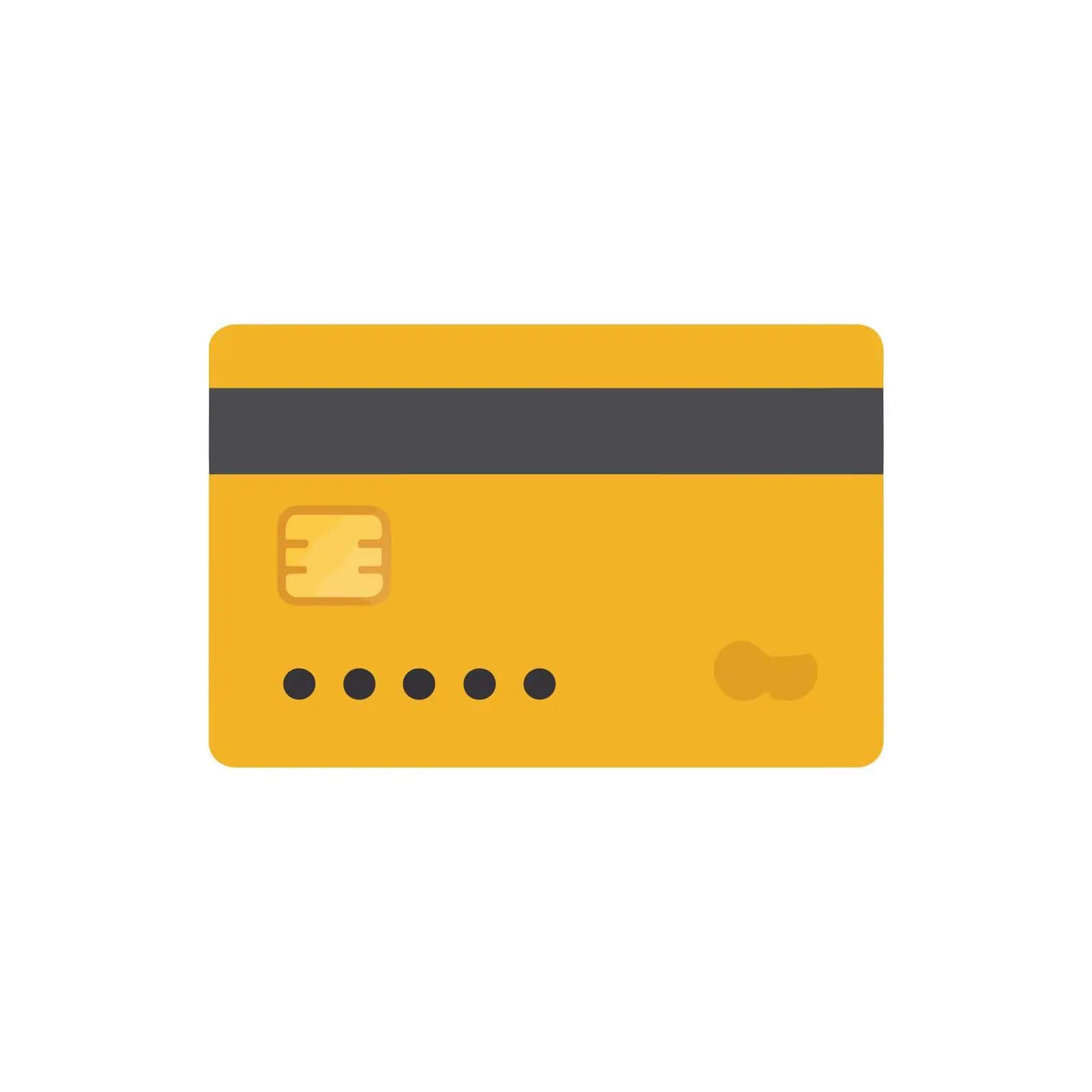 Credit Card Icon in Flat Style — free download from Dotvec