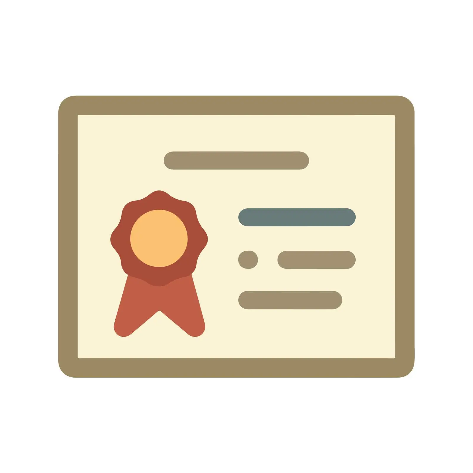 Classic Diploma Certificate Icon — free download from Dotvec