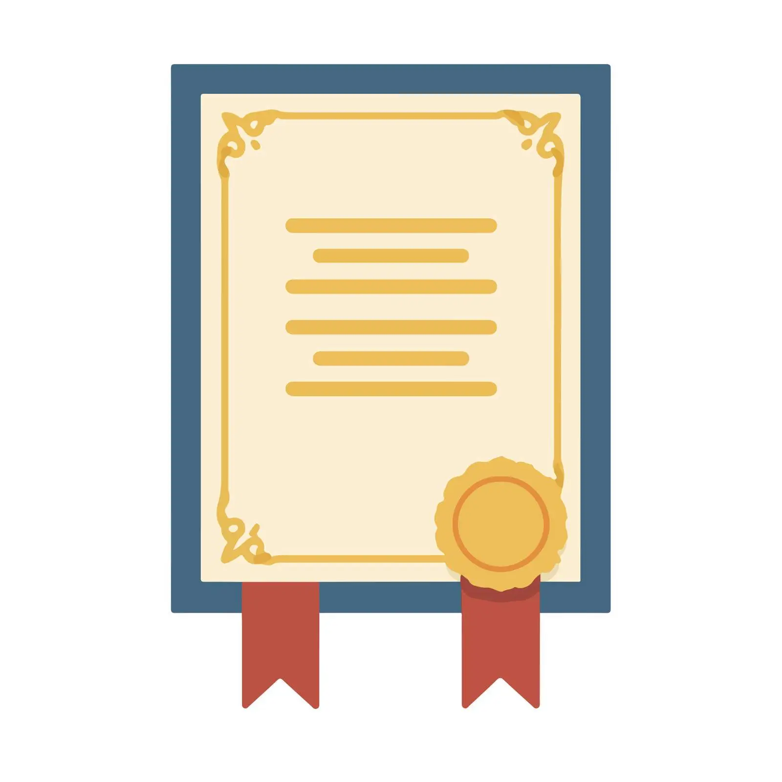 Diploma Certificate Icon — free download from Dotvec