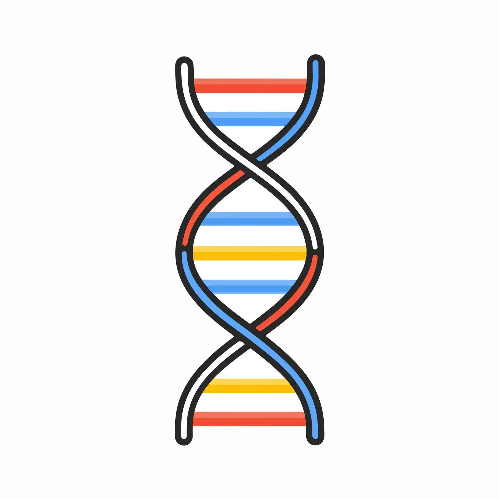 DNA Strand Vector Icon — free download from Dotvec
