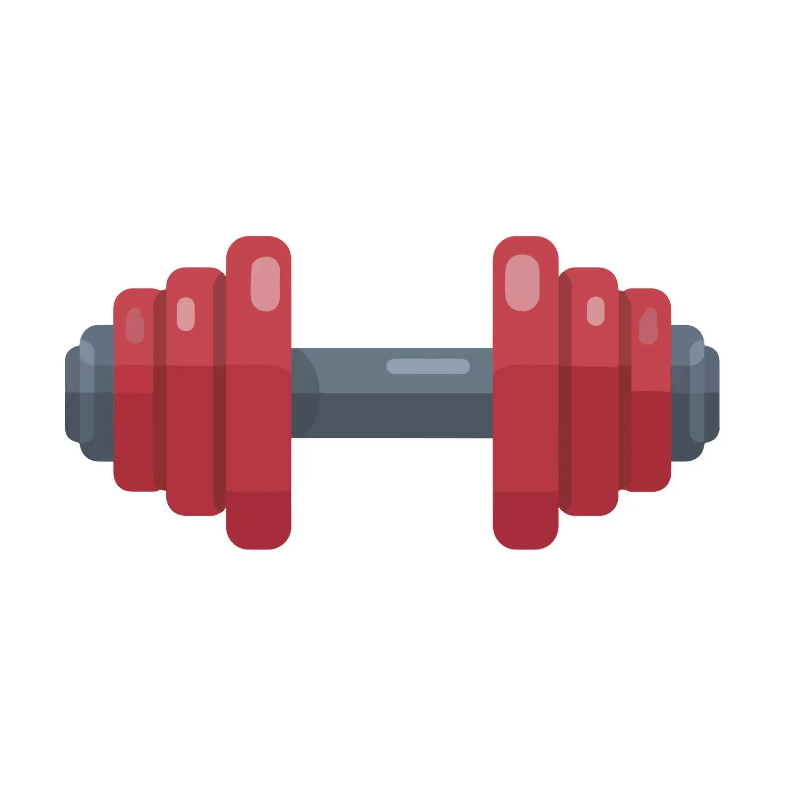 Dumbbell Icon Flat Style — free download from Dotvec