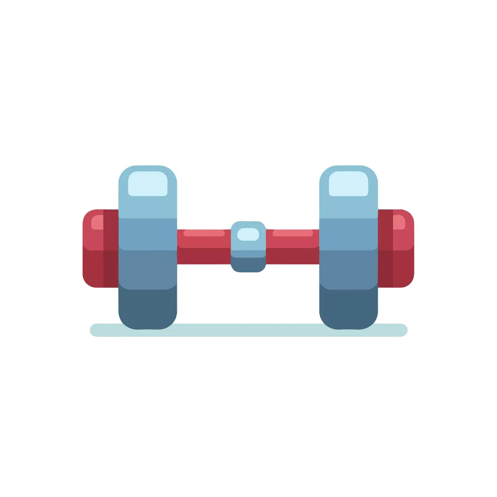 Flat Dumbbell Icon — free download from Dotvec