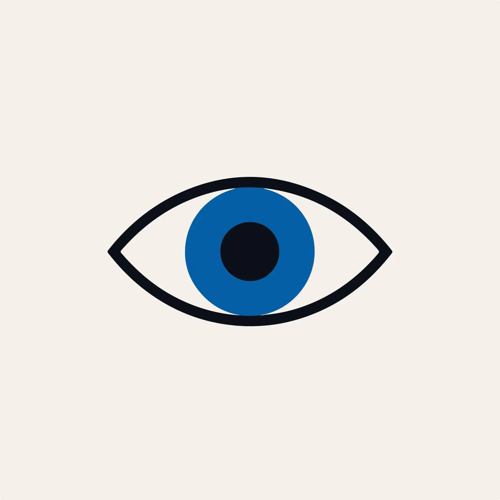 Eye Icon Flat Design — free download from Dotvec