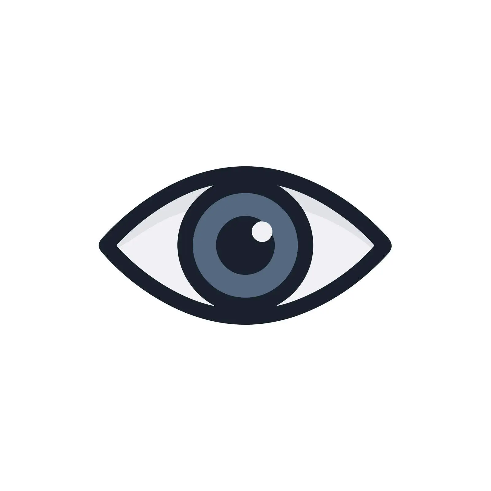 Minimal Eye Icon — free download from Dotvec