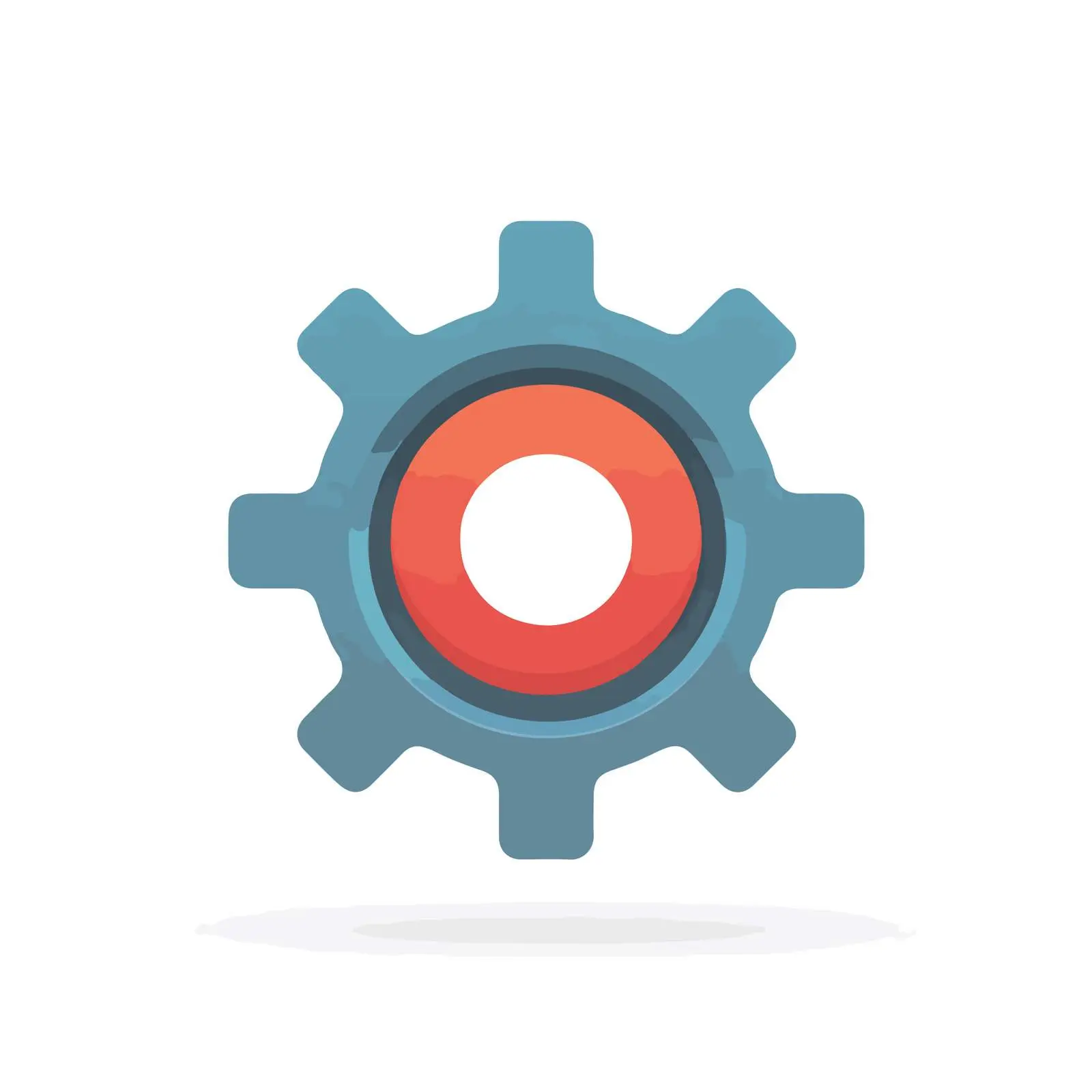 Flat Gear Vector Icon — free download from Dotvec