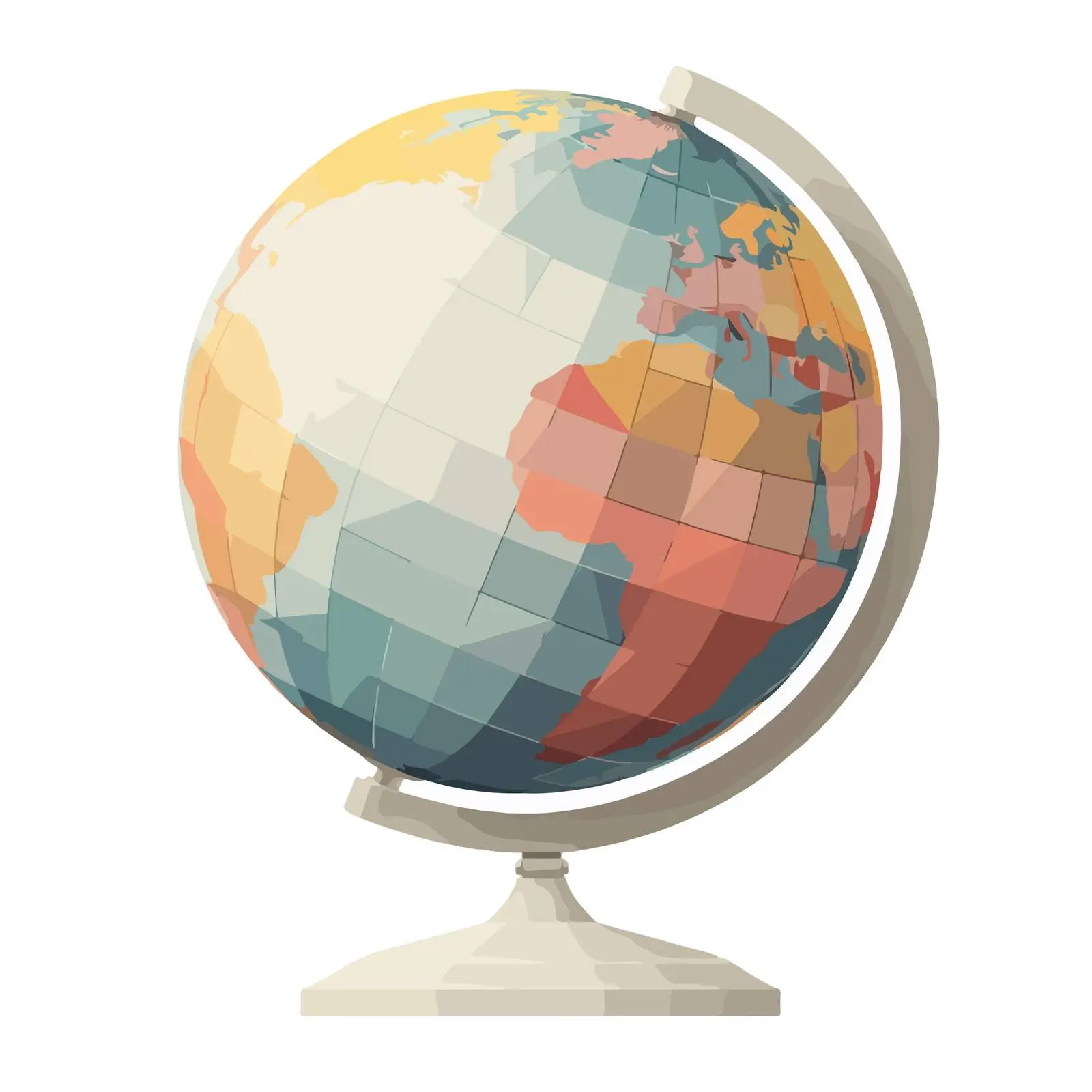 Flat Globe Icon — free download from Dotvec