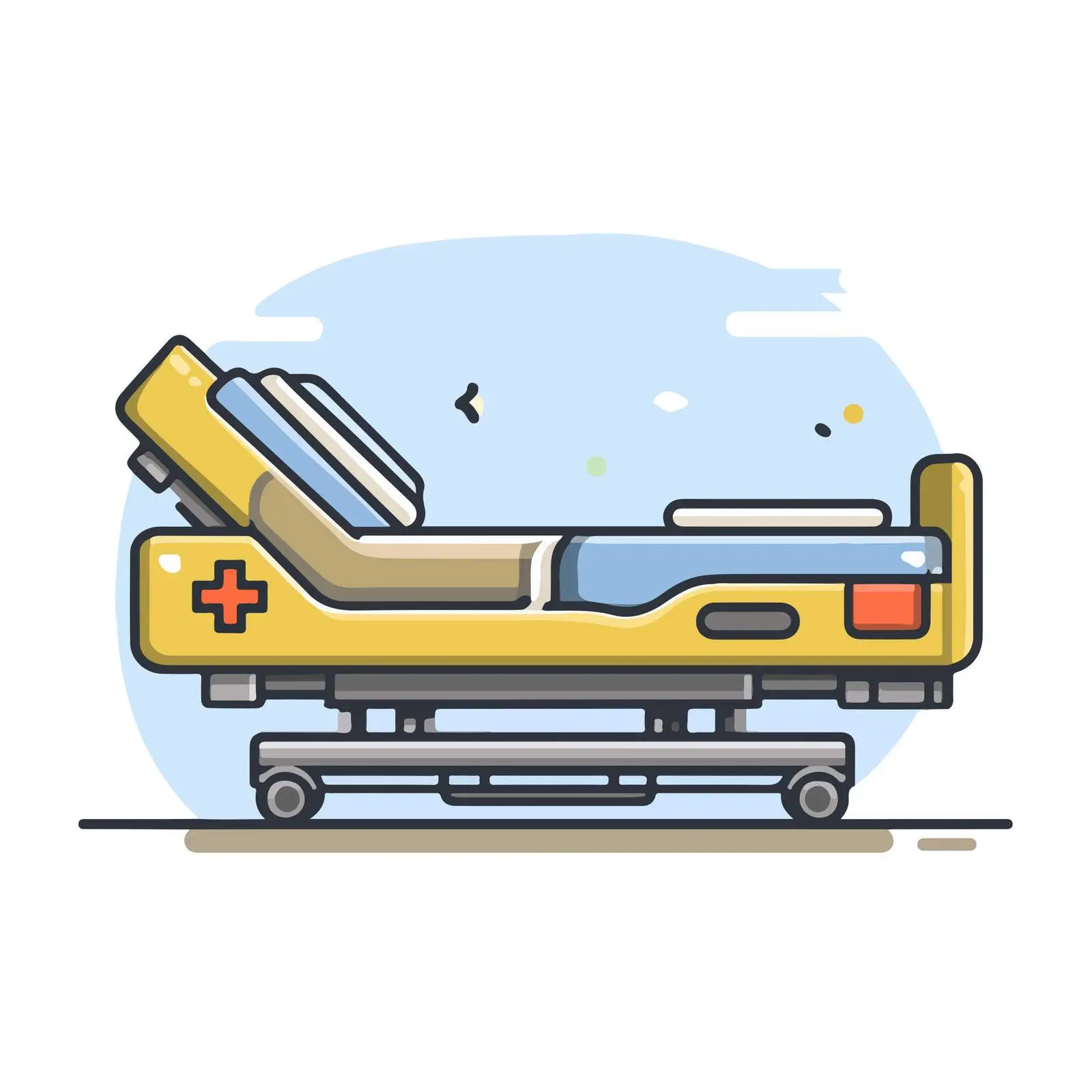 Hospital Bed Icon — free download from Dotvec