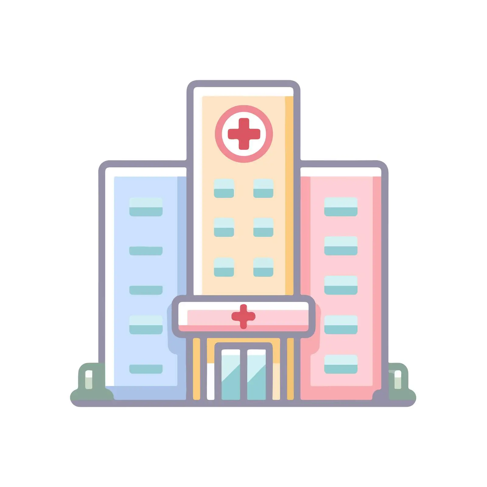 Hospital Icon for Medical Designs — free download from Dotvec