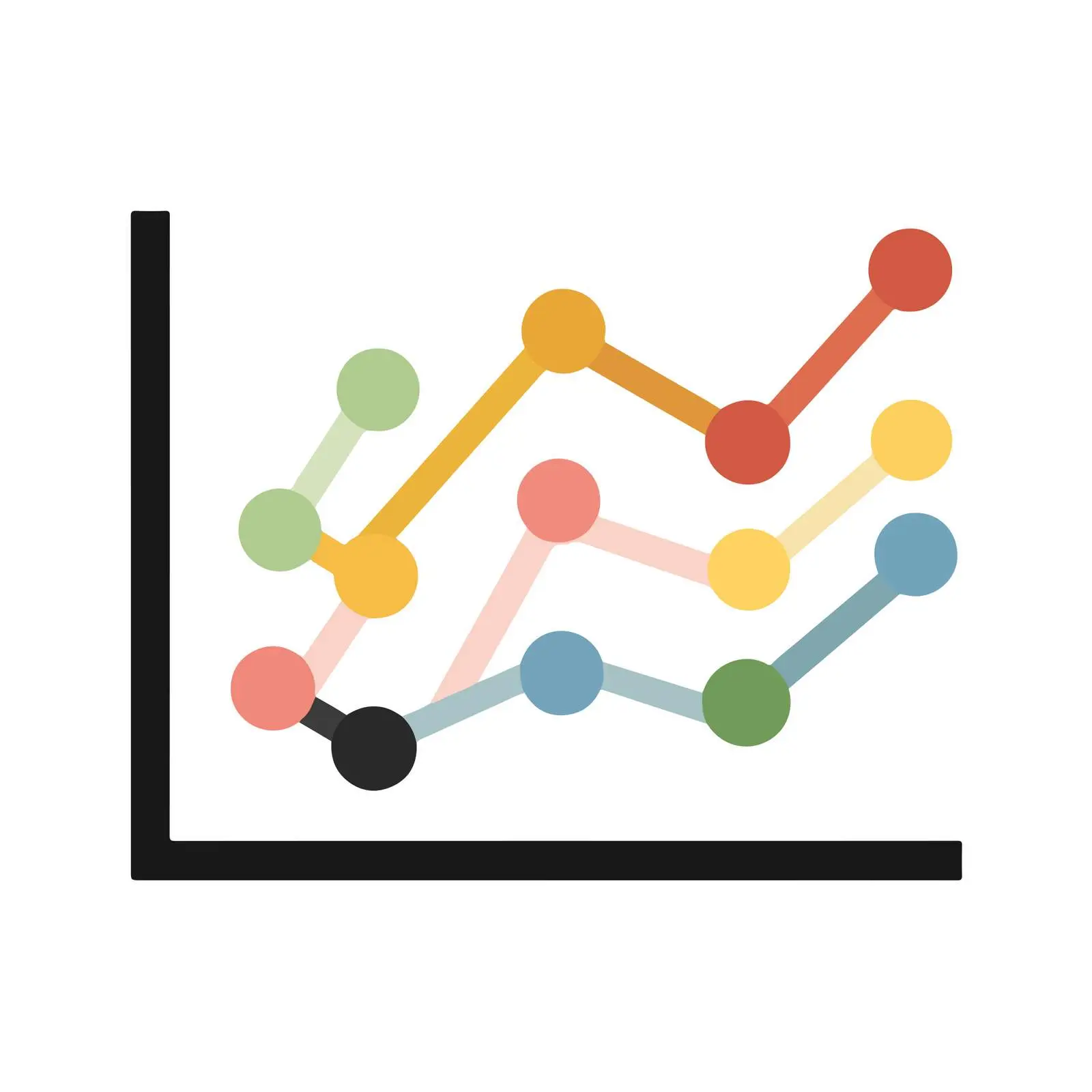 Line Graph Vector Icon — free download from Dotvec