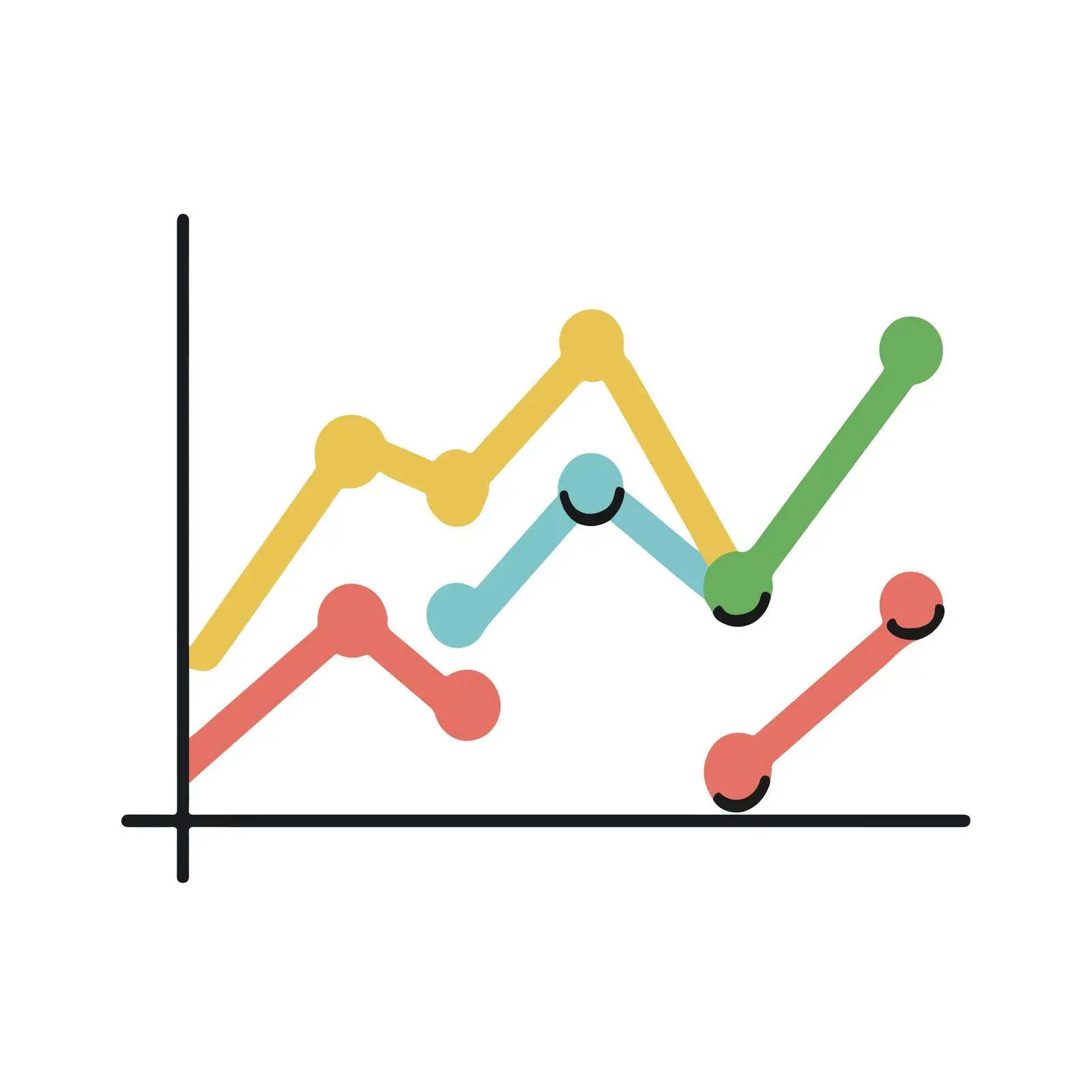 Line Graph Icon — free download from Dotvec