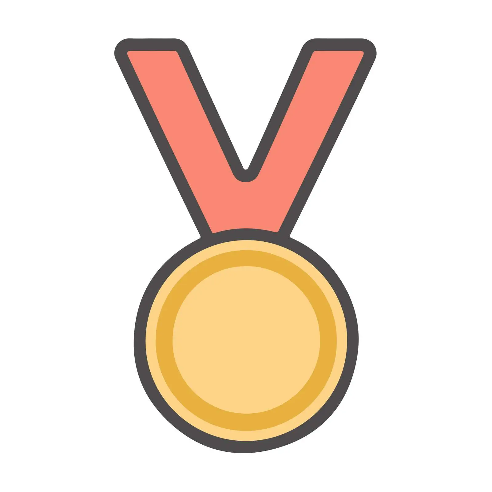 Sleek Medal Icon — free download from Dotvec