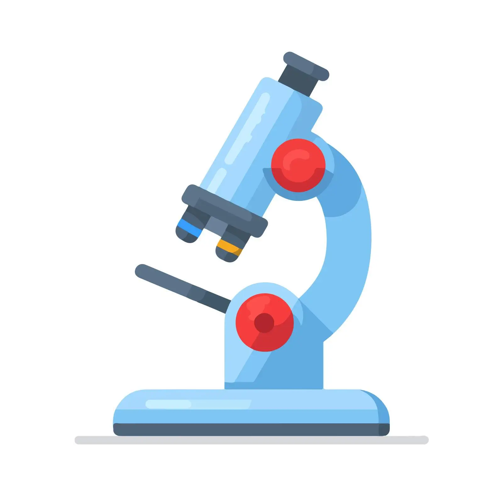 Microscope Flat Vector Icon — free download from Dotvec