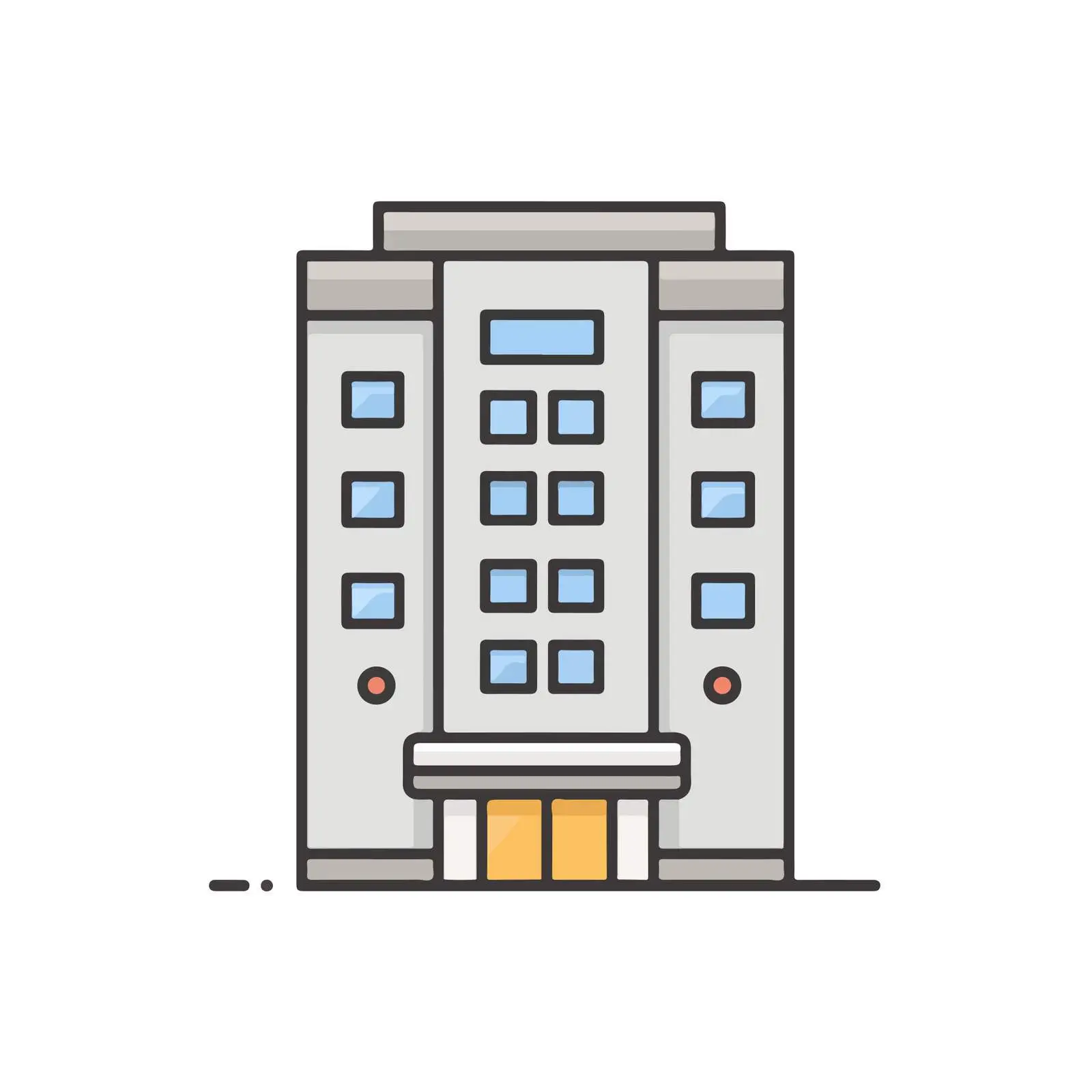 Office Building Icon — free download from Dotvec