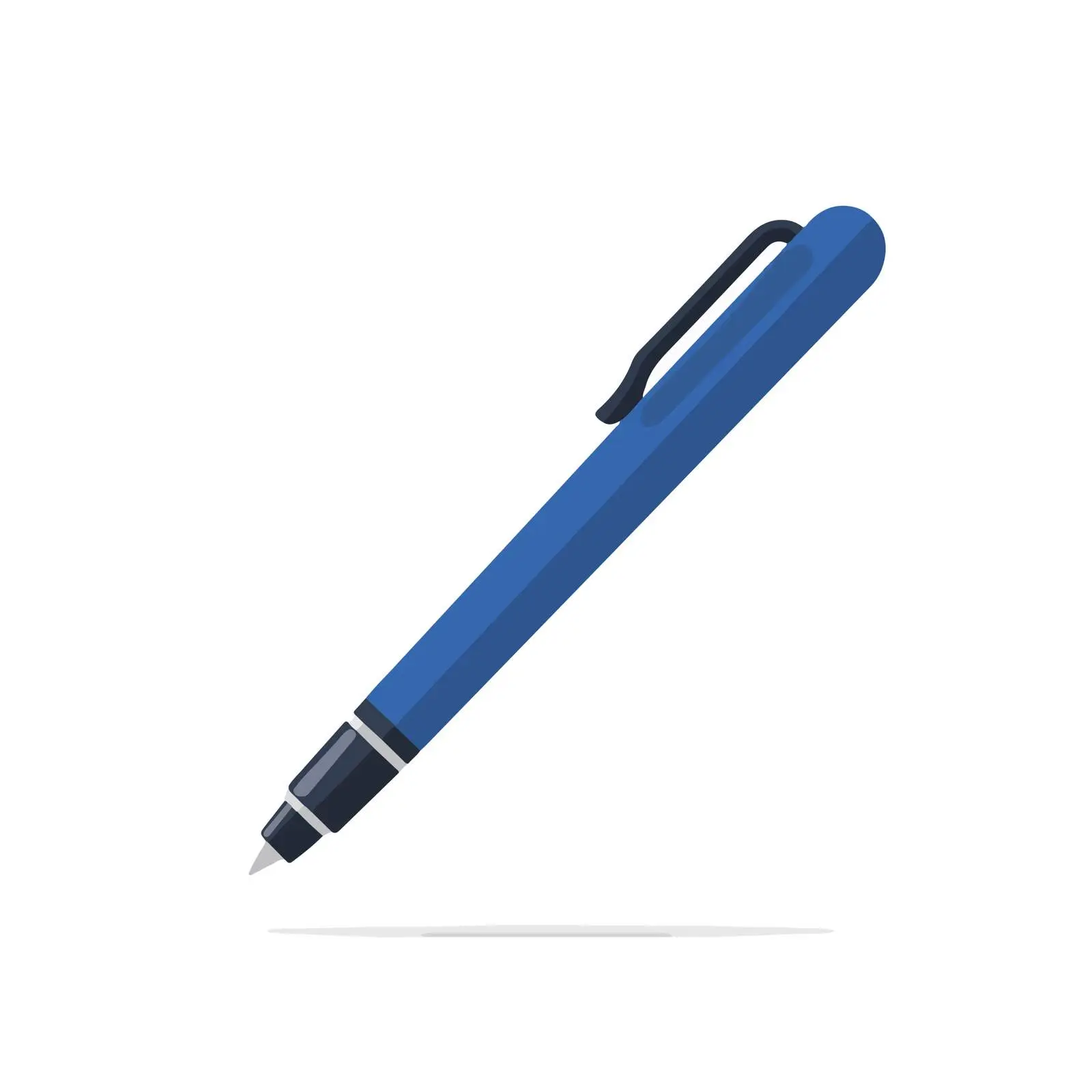 Pen Icon in Flat Vector Style — free download from Dotvec