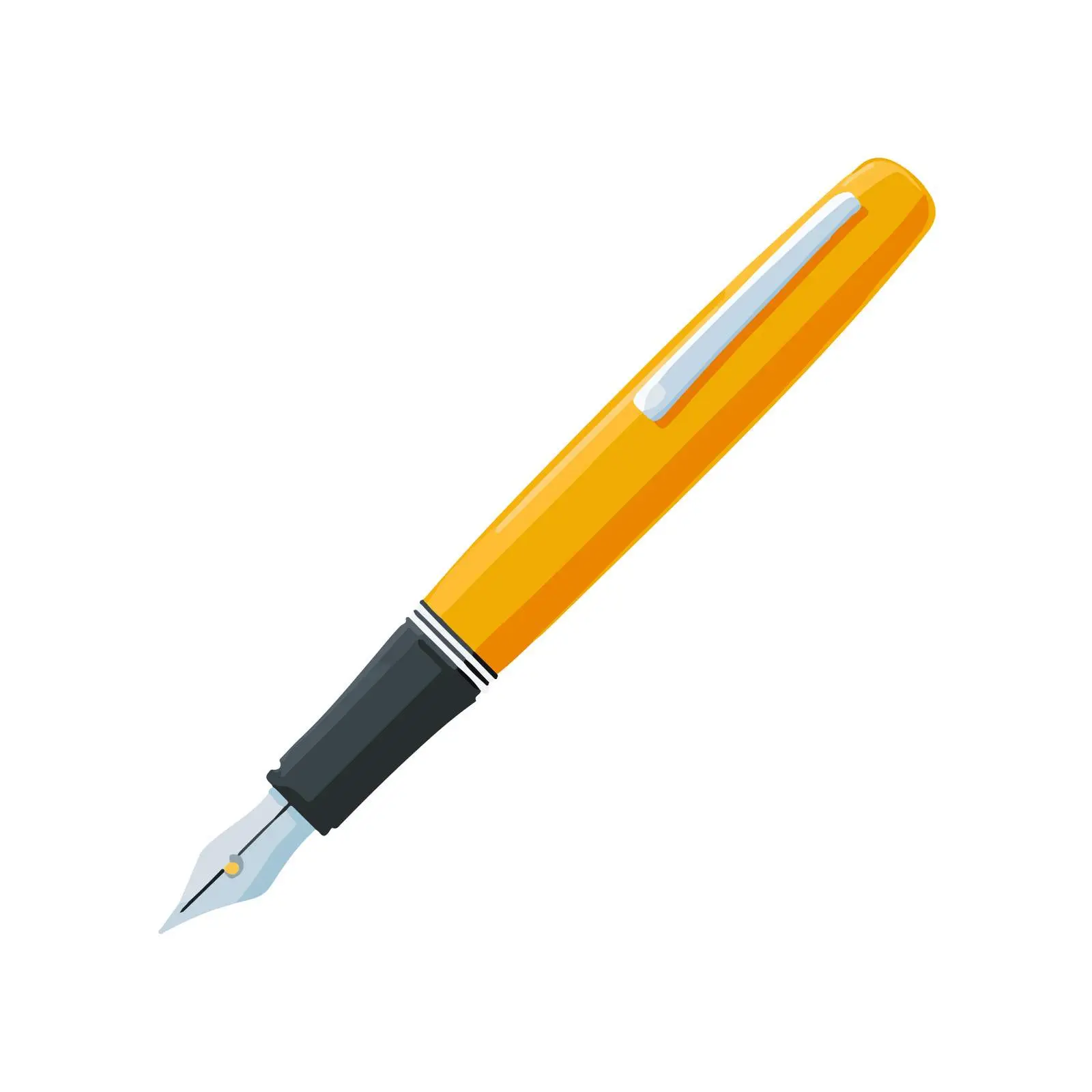 Pen Icon in Flat Vector Style — free download from Dotvec