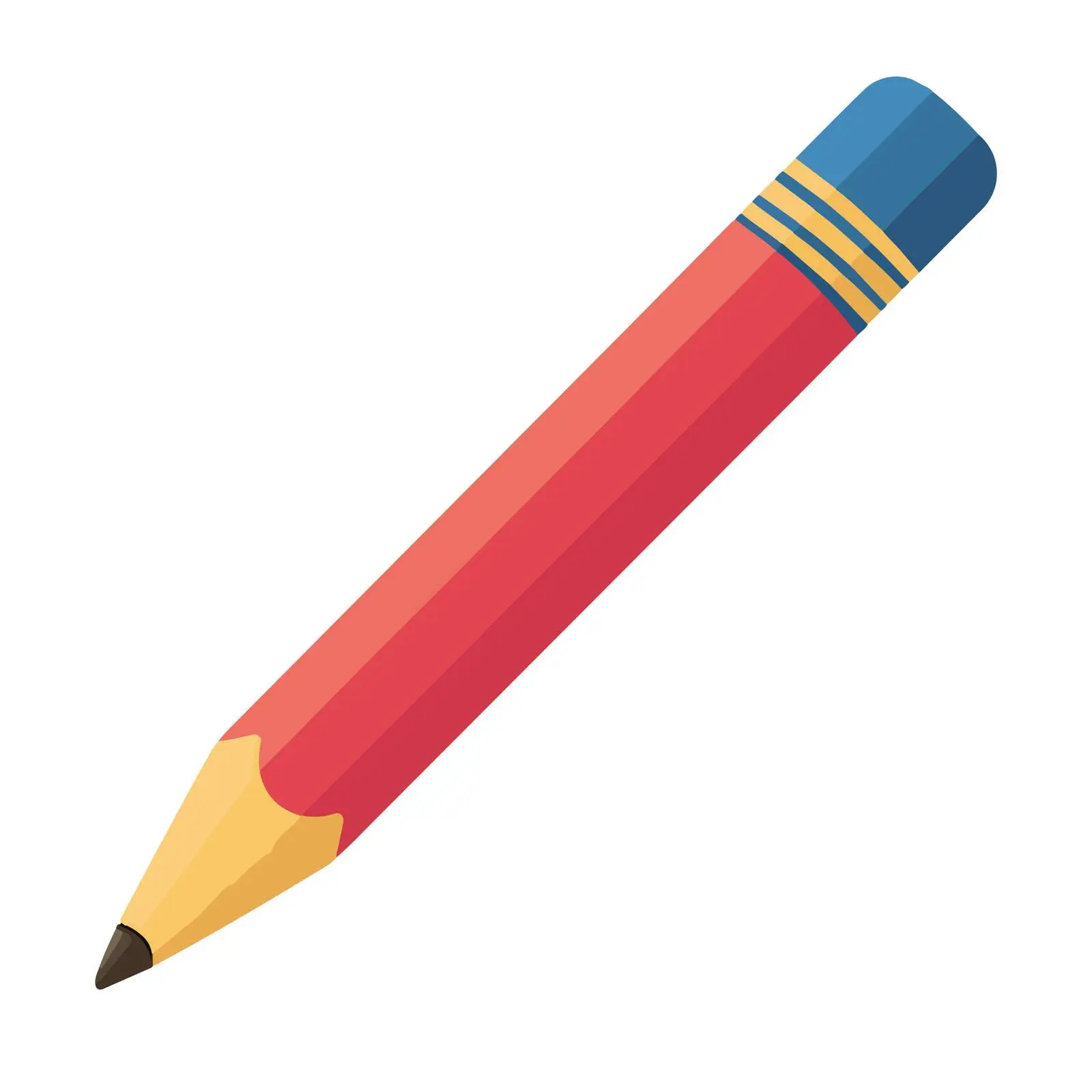 Pencil Icon Simple Style Vector Graphic — free download from Dotvec