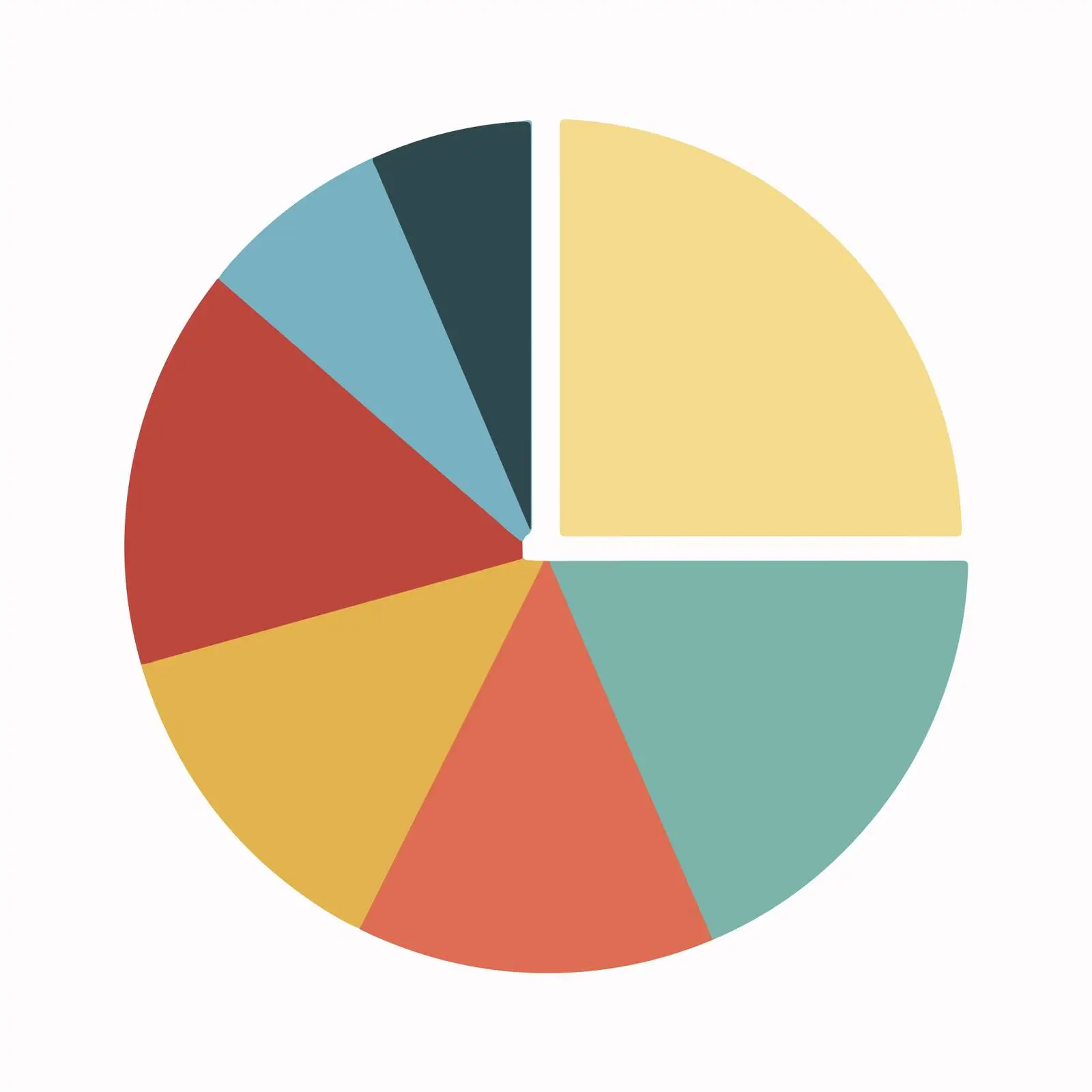 Minimal Pie Chart Icon — free download from Dotvec