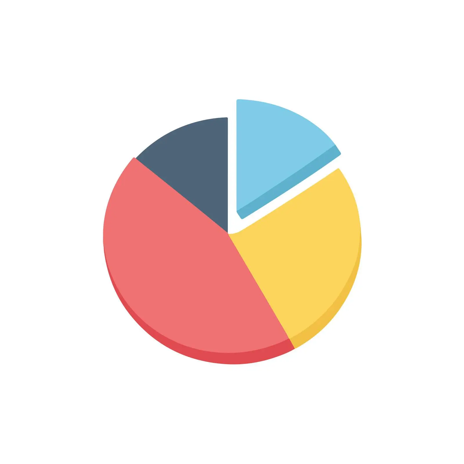 Minimal Pie Chart Icon — free download from Dotvec