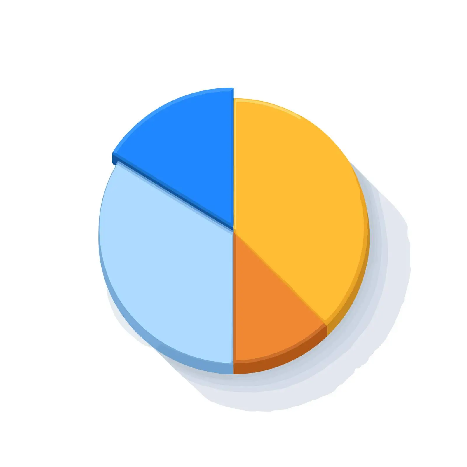 Minimalistic Pie Chart Vector Icon — free download from Dotvec