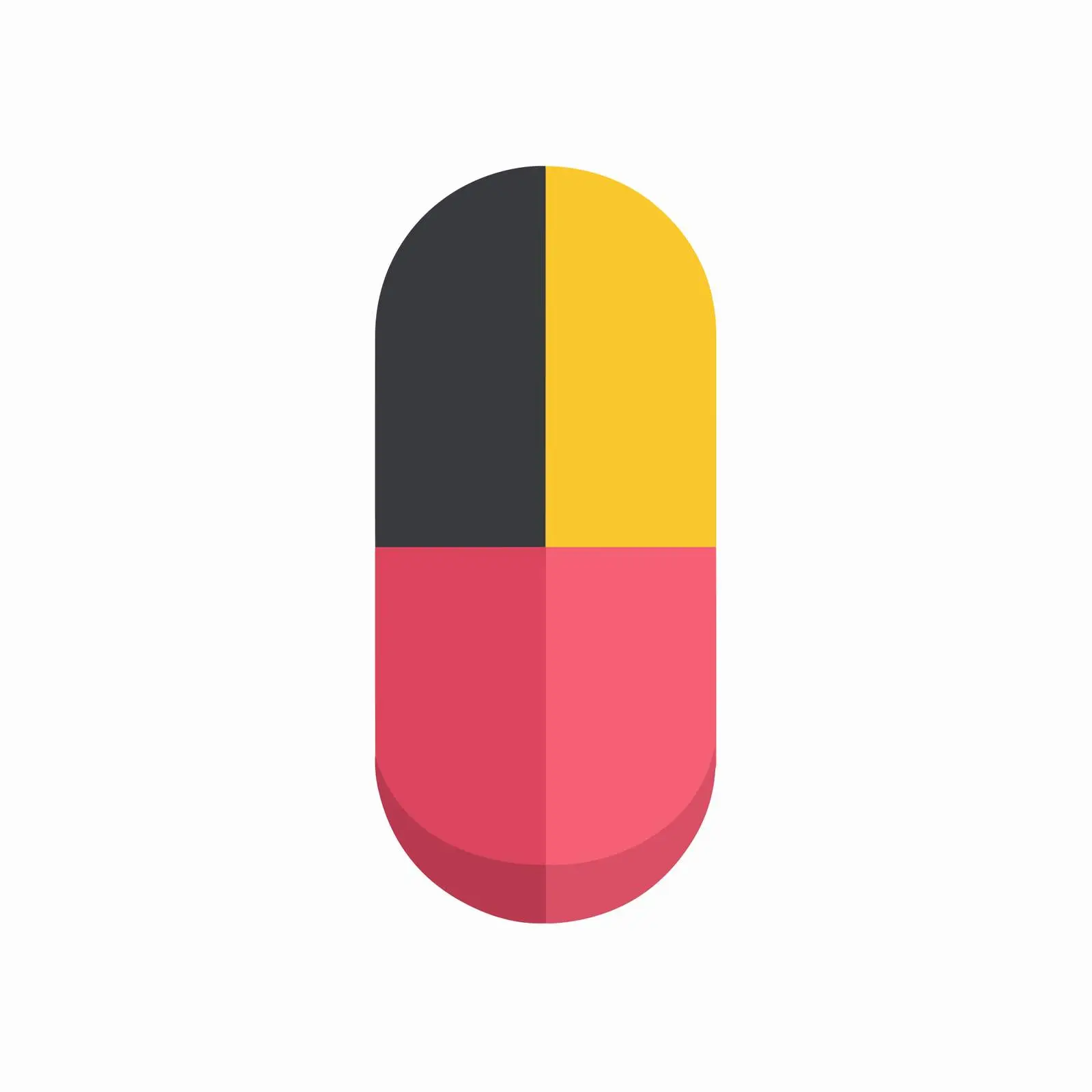 Pill Icon Vector Flat Style — free download from Dotvec