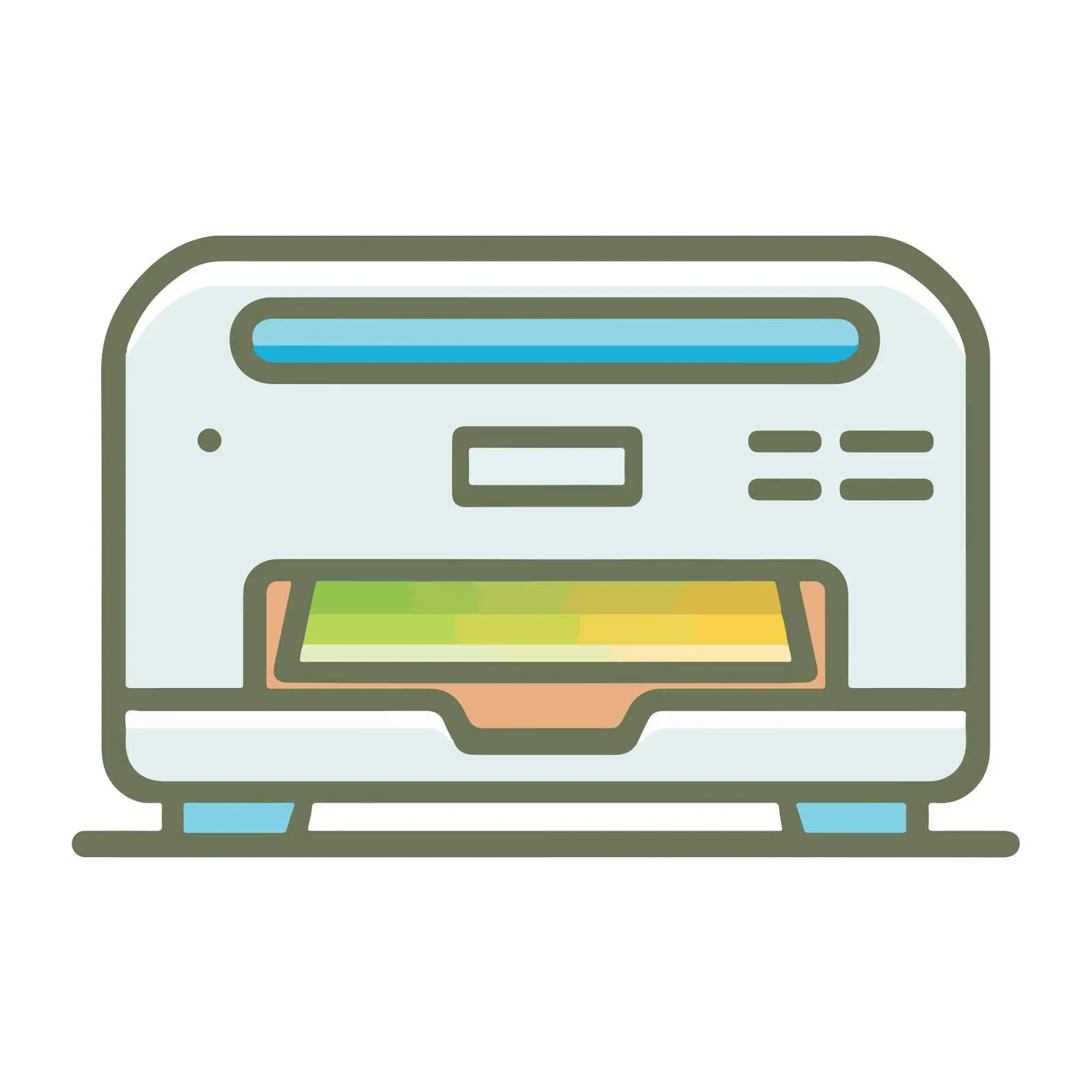 Printer Outline Vector Icon — free download from Dotvec