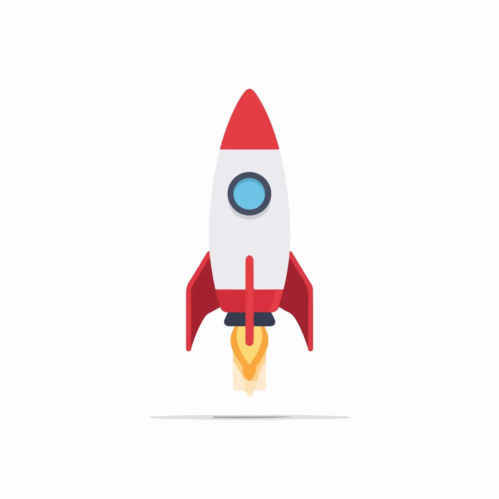 Rocket Icon in Flat Vector Style — free download from Dotvec
