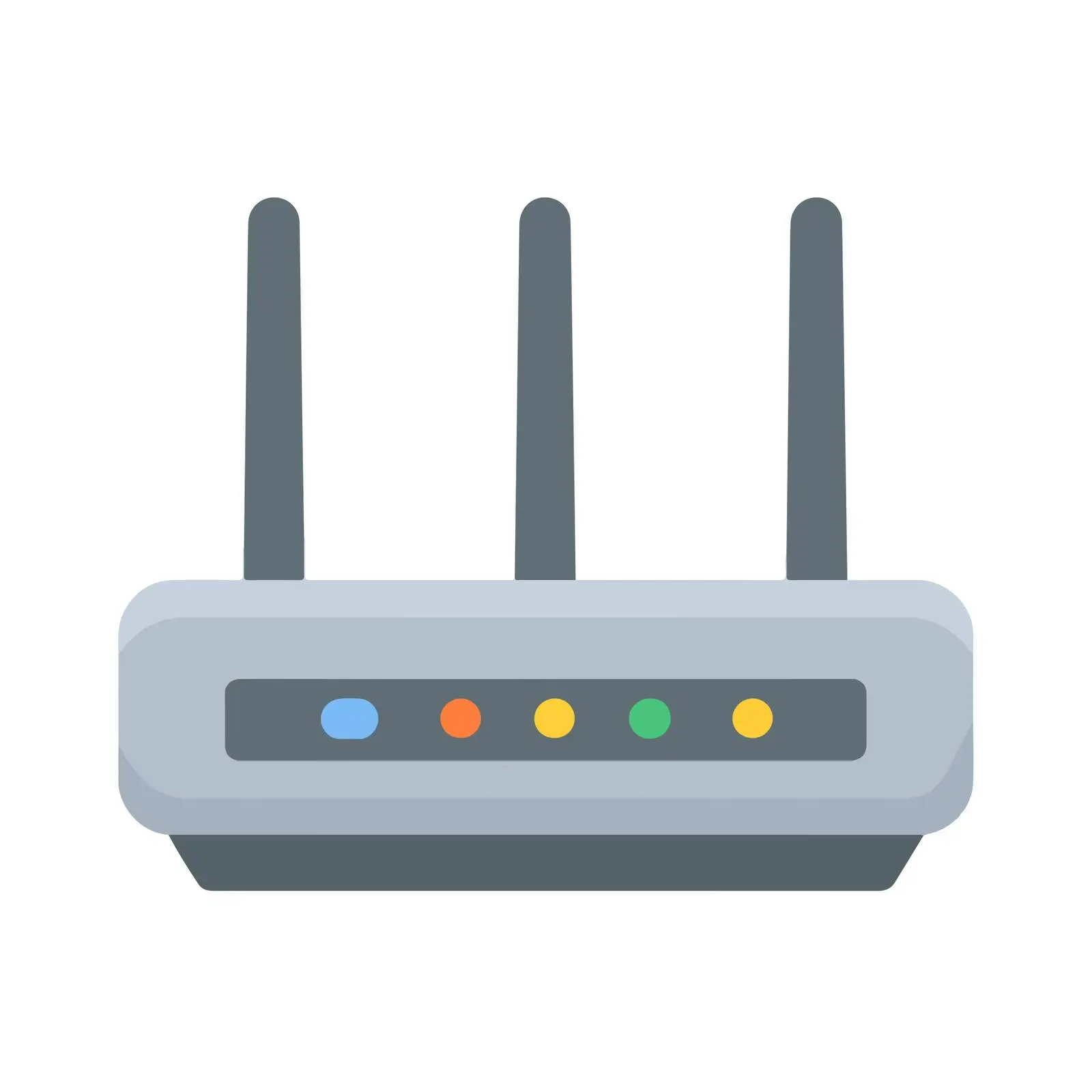 Router Flat Vector Icon – free router image from Dotvec