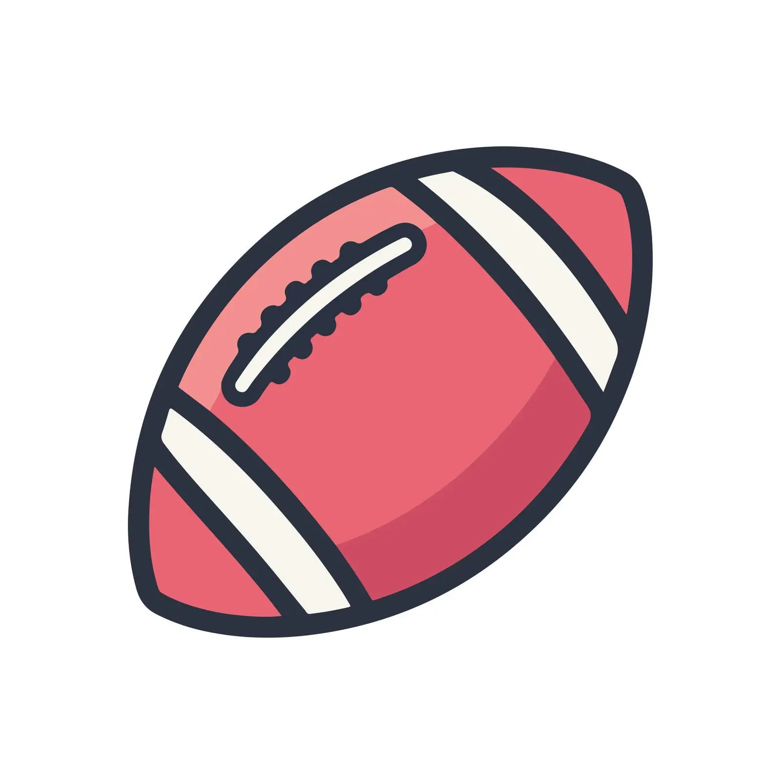 Rugby Ball Icon — free download from Dotvec