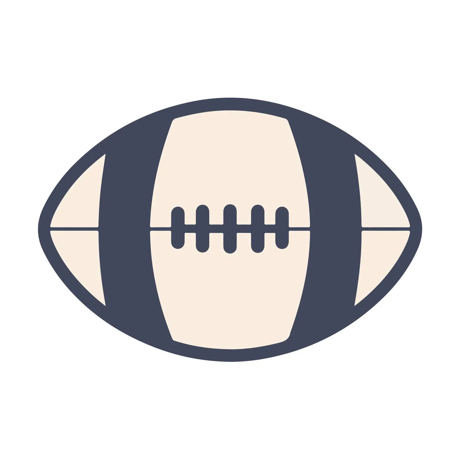 Rugby Ball Icon — free download from Dotvec