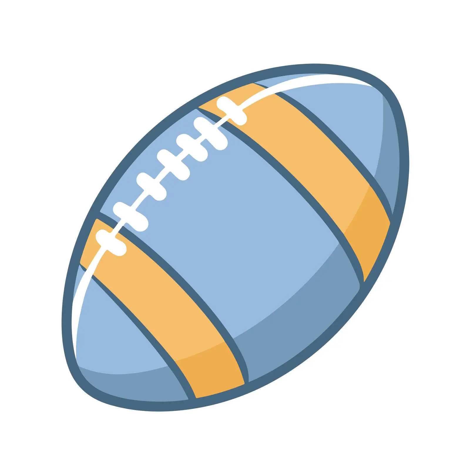 Rugby Ball Vector Icon — free download from Dotvec
