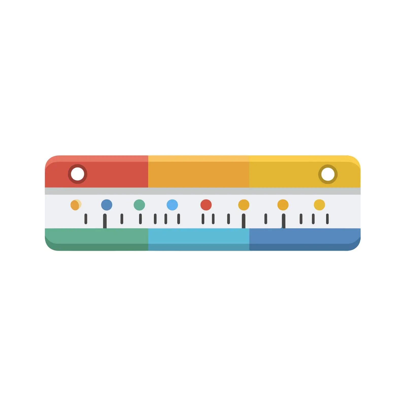 Colorful Ruler Icon — free download from Dotvec