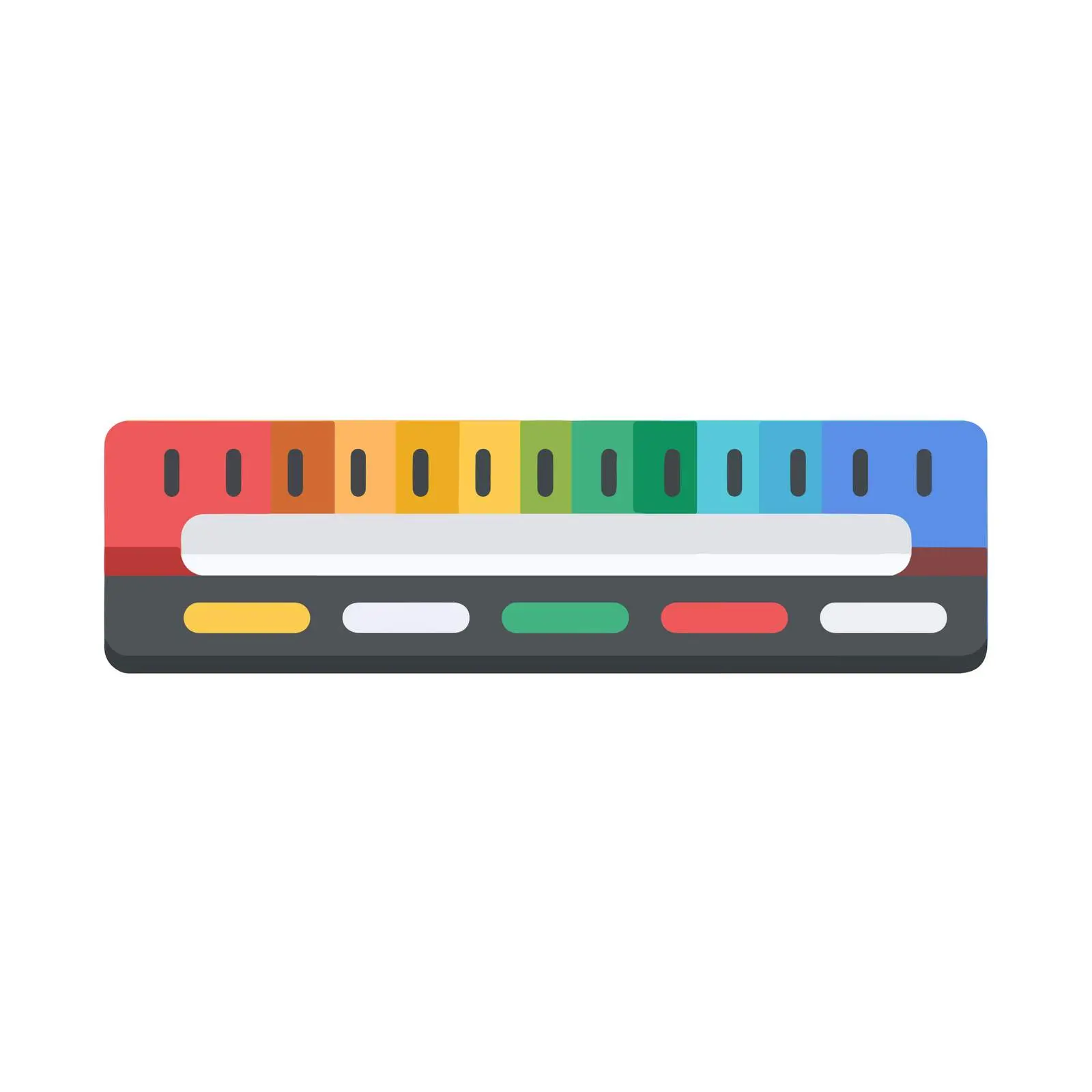 Colorful Ruler Icon — free download from Dotvec