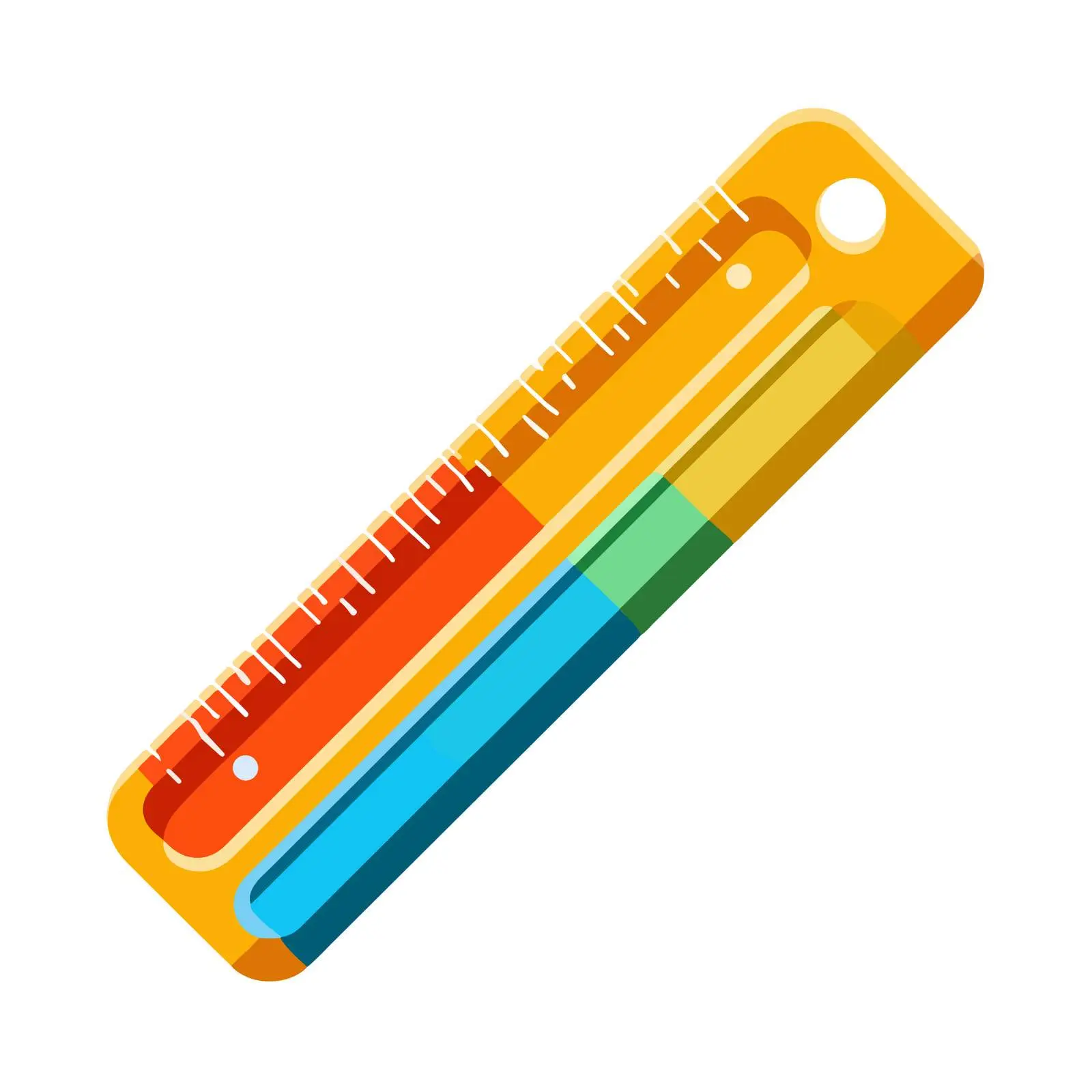 Colorful Ruler Icon — free download from Dotvec