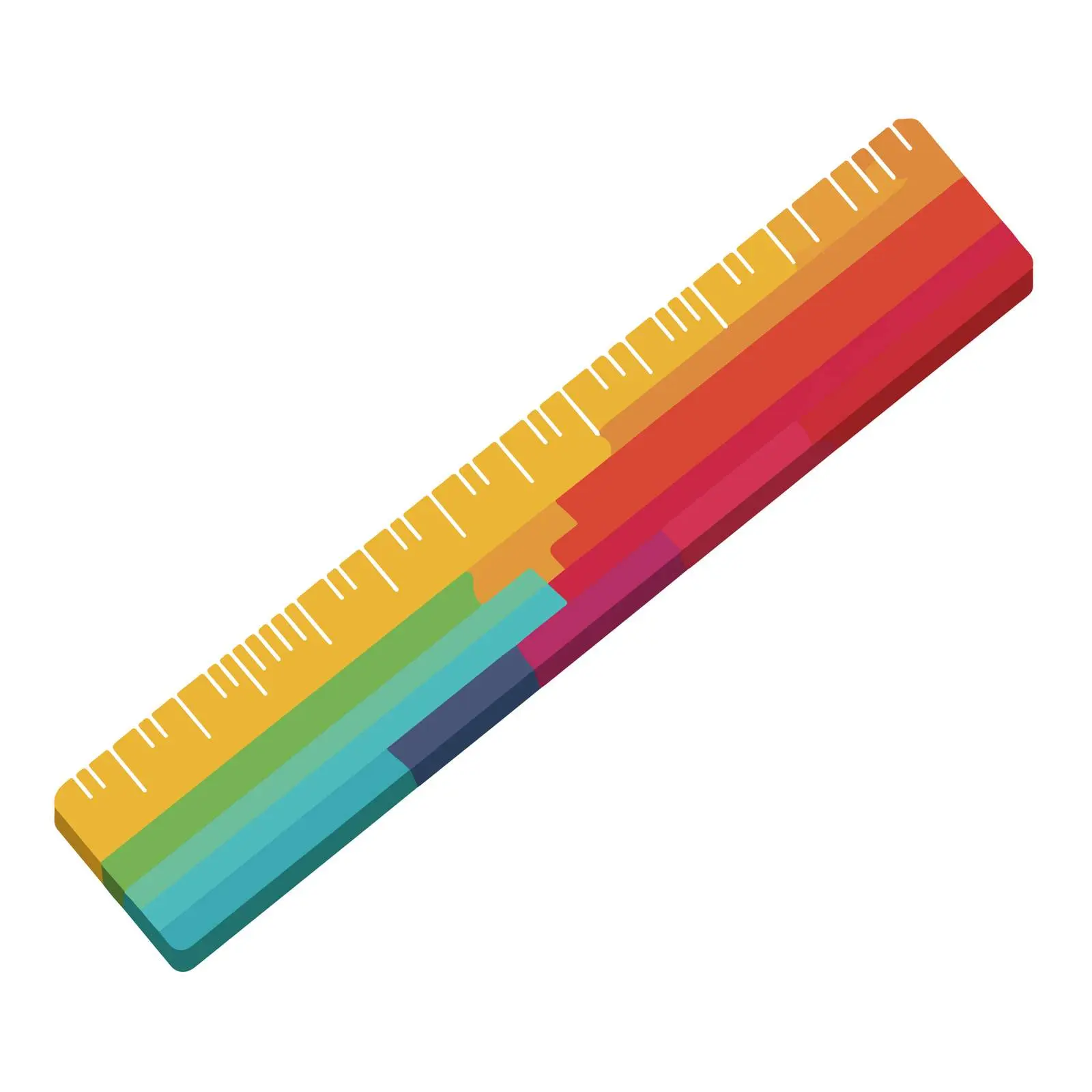 Colorful Ruler Icon — free download from Dotvec