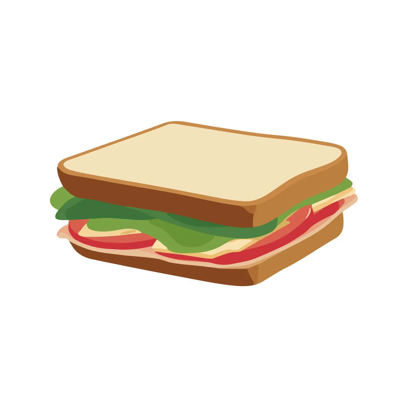 Sandwich Icon Flat Vector Style — free download from Dotvec