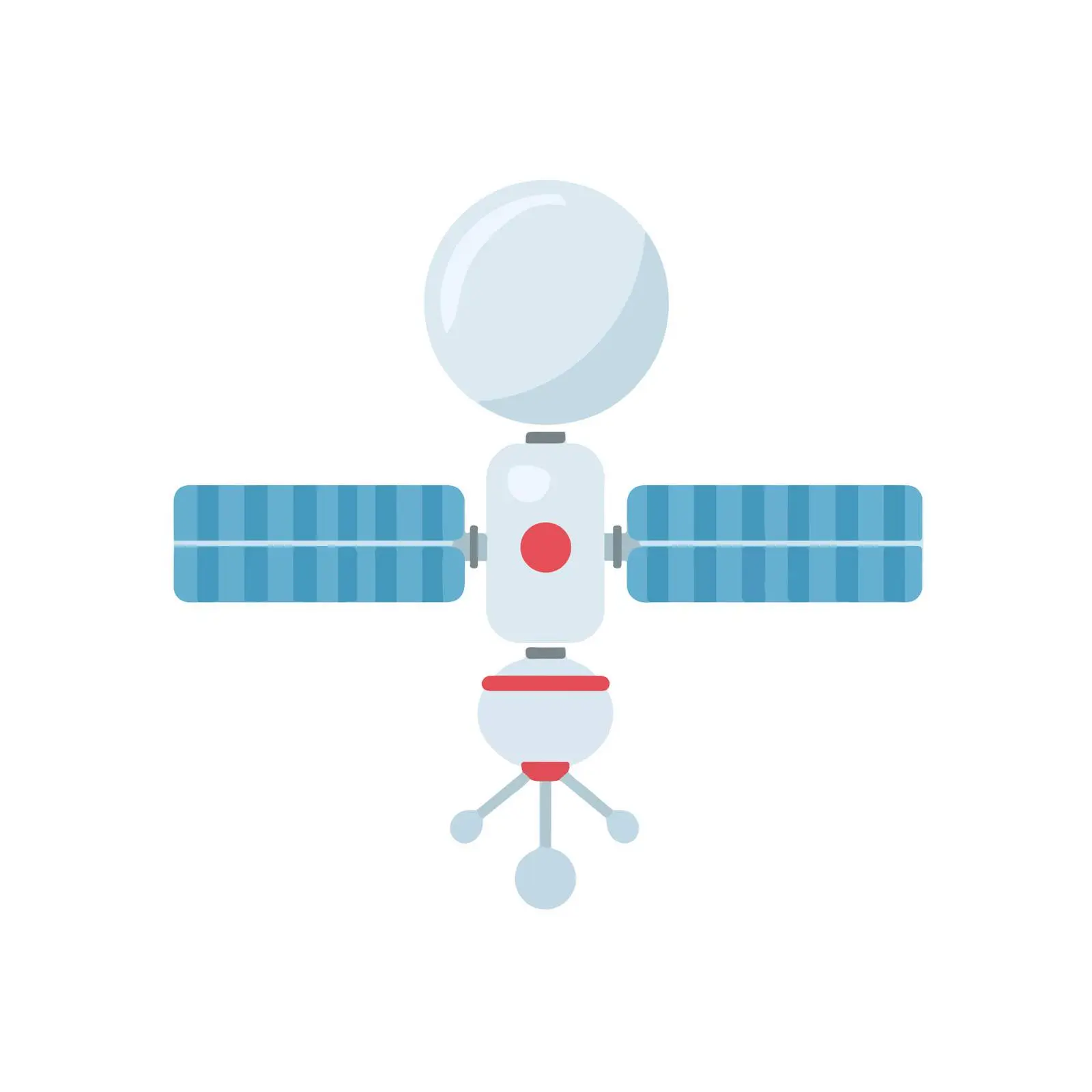 Satellite Flat Icon — free download from Dotvec